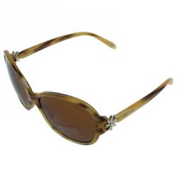 Pre Owned Tiffany & Co. Brown 4068 Butterfly Wrap Sunglasses