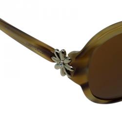 Pre Owned Tiffany & Co. Brown 4068 Butterfly Wrap Sunglasses