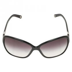 Pre Owned Tiffany & Co. Black 4070 Oversized Sunglasses