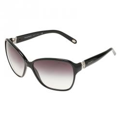 Pre Owned Tiffany & Co. Black 4070 Oversized Sunglasses