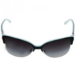 Pre Owned Tiffany & Co. Black and Blue 4080 Cat Eye Sunglasses