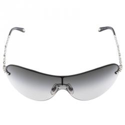 Pre Owned Tiffany & Co. Black TF3008-B Shield Sunglasses