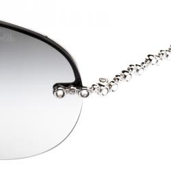 Pre Owned Tiffany & Co. Black TF3008-B Shield Sunglasses