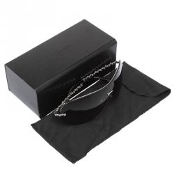 Pre Owned Tiffany & Co. Black TF3008-B Shield Sunglasses