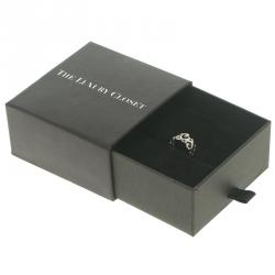 Pre Owned Tiffany & Co. Paloma Picasso Loving Heart Silver Ring Size 48