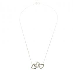 Pre Owned Tiffany & Co. Vintage Loving Heart Silver Necklace