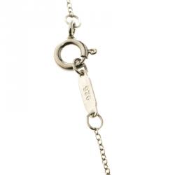 Pre Owned Tiffany & Co. Vintage Loving Heart Silver Necklace