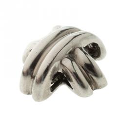 Pre Owned Tiffany & Co. Vintage X Criss-Cross Silver Pendant