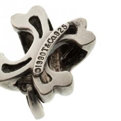 Pre Owned Tiffany & Co. Vintage X Criss-Cross Silver Pendant