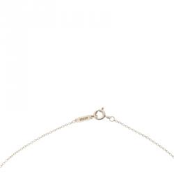 Pre Owned Tiffany & Co. 1837 Circle Silver Medium Pendant Necklace