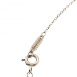 Pre Owned Tiffany & Co. 1837 Circle Silver Medium Pendant Necklace