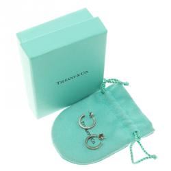 Pre Owned Tiffany & Co. 1837 Silver Hoop Earrings