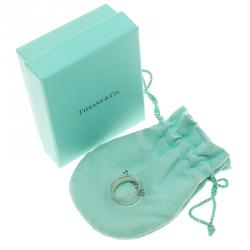 Pre Owned Tiffany & Co. 1837 Silver Band Ring Size 55