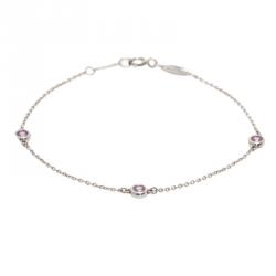 Pre Owned Tiffany & Co. Elsa Peretti Color By The Yard Silver Bracelet