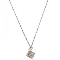 Tiffany & Co. Atlas Silver Pendant Necklace