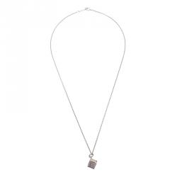 Pre Owned Tiffany & Co. Atlas Silver Pendant Necklace