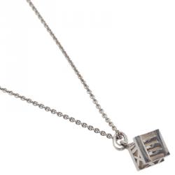 Pre Owned Tiffany & Co. Atlas Silver Pendant Necklace