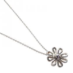 Tiffany & Co. Paloma Picasso Daisy Silver Pendant Necklace