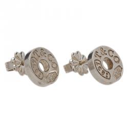 Pre Owned Tiffany & Co. 1837 Circle Silver Stud Earrings