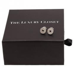 Pre Owned Tiffany & Co. 1837 Circle Silver Stud Earrings