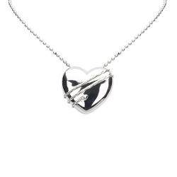 مملوكة مسبقًا Tiffany & Co. Cupid Heart Silver Pendant Necklace