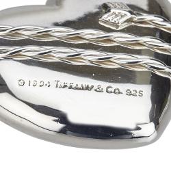 مملوكة مسبقًا Tiffany & Co. Cupid Heart Silver Pendant Necklace