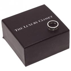 Pre Owned Tiffany & Co. Atlas Silver Open Band Ring Size 51