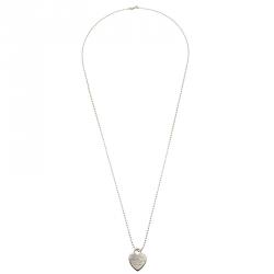 Tiffany & Co. Return To Tiffany Heart Tag Silver Long Necklace 