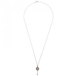 Pre Owned Tiffany & Co. Tiffany Keys Daisy Key Silver Pendant Necklace
