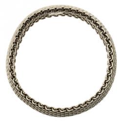 Pre Owned Tiffany & Co. Somerset Silver Bangle Bracelet