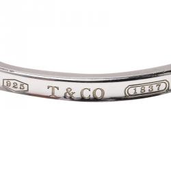 Pre Owned Tiffany & Co. 1873 Silver Cuff Bracelet
