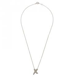 مملوكة مسبقًا قلادة تيفاني & كو. بالوماز أكس دلاية فضي