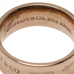 Tiffany & Co. 1837 Rubedo Band Ring Size 51
