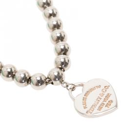 Pre Owned Tiffany & Co. Return to Tiffany Beads Silver Bracelet
