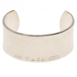 Pre Owned Tiffany & Co. 1837 Silver Cuff Bracelet