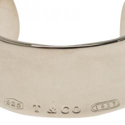 Pre Owned Tiffany & Co. 1837 Silver Cuff Bracelet