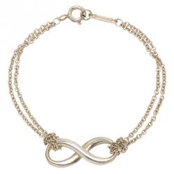 Pre Owned Tiffany & Co. Infinity Silver Bracelet