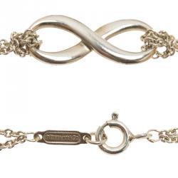 Pre Owned Tiffany & Co. Infinity Silver Bracelet