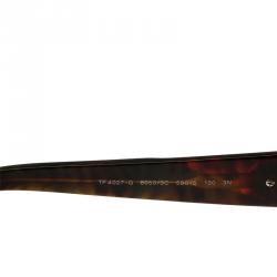 Pre Owned Tiffany & Co. Tortoise Frame Embellished Sunglasses