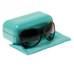 Pre Owned Tiffany & Co. Tortoise Frame Embellished Sunglasses