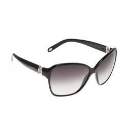 Pre Owned Tiffany & Co. Black 4070B Square Oversized Sunglasses