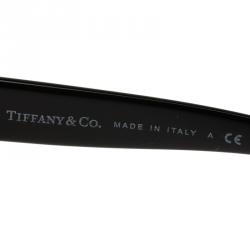 Pre Owned Tiffany & Co. Black 4070B Square Oversized Sunglasses
