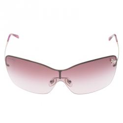 Pre Owned Tiffany & Co. TF3030-B Dragonfly Embellished Violet Shield Sunglasses