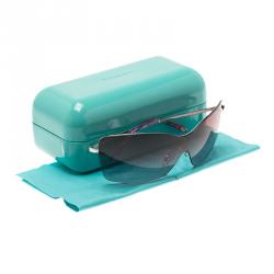 Pre Owned Tiffany & Co. TF3030-B Dragonfly Embellished Violet Shield Sunglasses