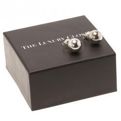 Pre Owned Tiffany & Co. Tiffany Beads Silver Stud Earrings