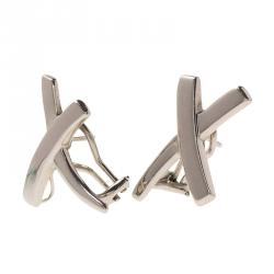 Pre Owned أقراط تيفاني & كو. بالوما بيكاسو X فضية اللون