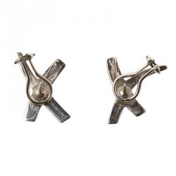 Pre Owned أقراط تيفاني & كو. بالوما بيكاسو X فضية اللون