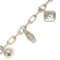 Pre Owned Tiffany & Co. Tiffany 1837 Silver Charm Bracelet