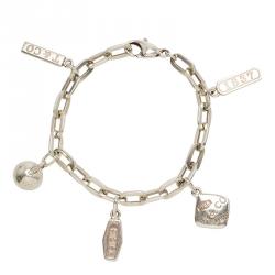 Pre Owned Tiffany & Co. Tiffany 1837 Silver Charm Bracelet