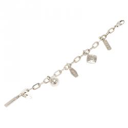 Pre Owned Tiffany & Co. Tiffany 1837 Silver Charm Bracelet